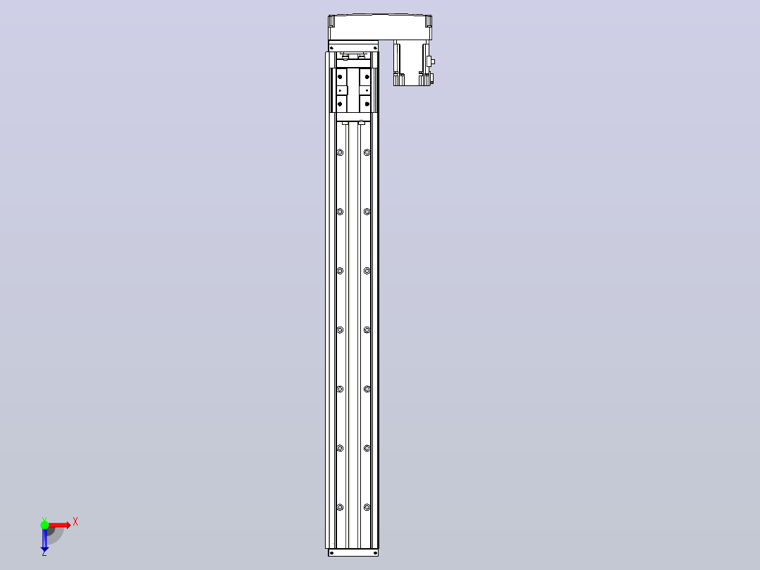 钢基模组TPA-KSR-8610C-840A1-MR-H0S0俯视图