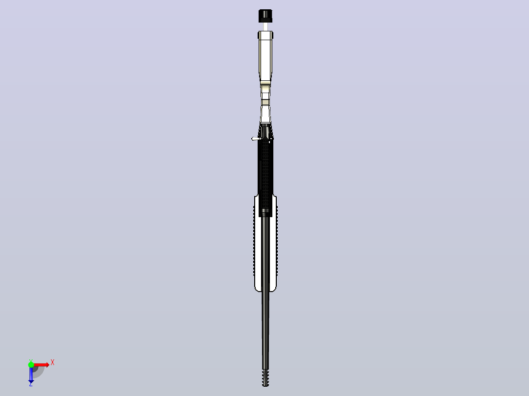 定制螺栓动作步枪。308胜俯视图