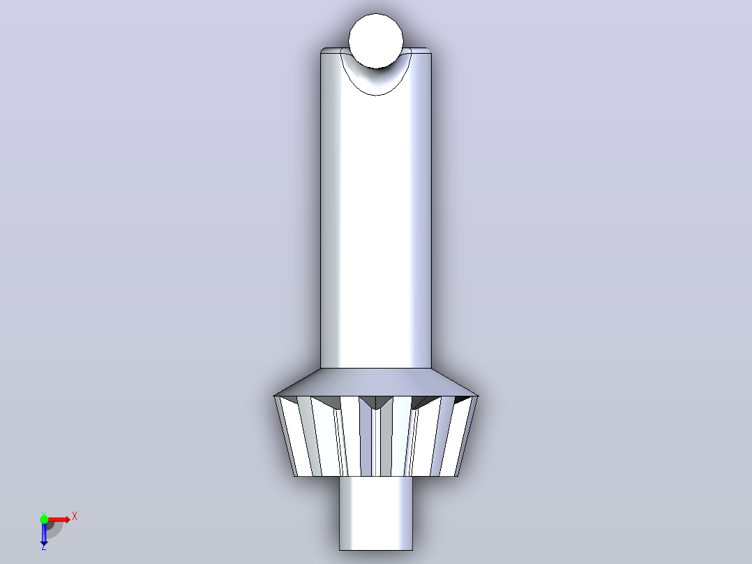 GB╱T 6087-2003[钻夹头扳手型式3T3-N3]俯视图