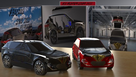 SUV汽车，缩略图