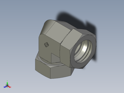 EO管接头弯头W42ZL71.igs正等轴测缩略图