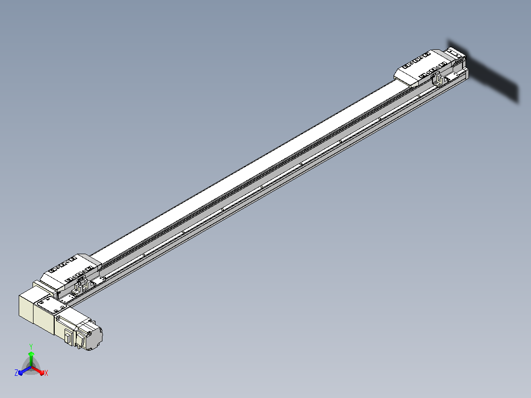皮带直线轴双滑块型TPA-GCBS-50-P42-L375-DL-M10-N3主视图