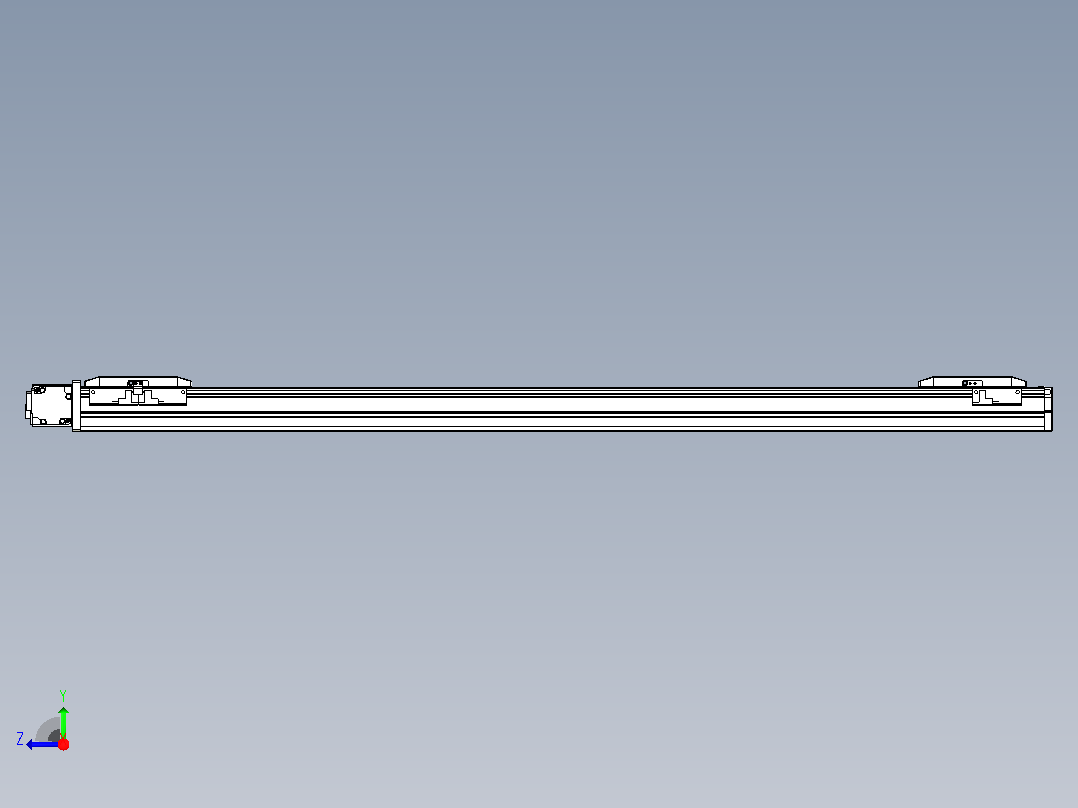 皮带直线轴双滑块型TPA-GCBS-50-P42-L375-DL-M10-N3右视图
