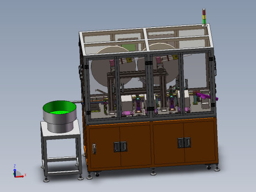 连接器端子插针组装机（sw18可编辑+工程图）