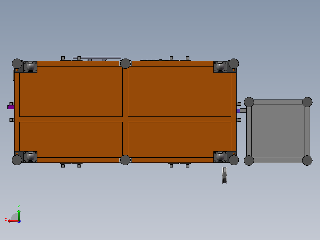连接器端子插针组装机（sw18可编辑+工程图）后视图