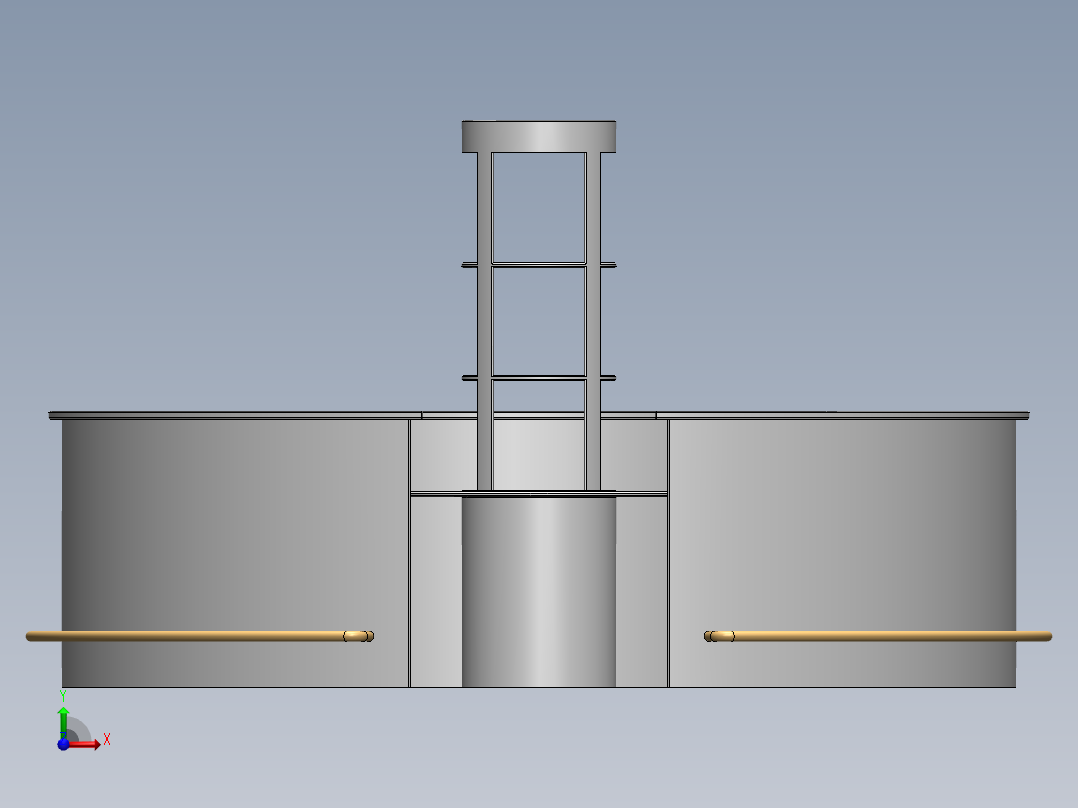 吧台商品展示架书架SW2015前视图