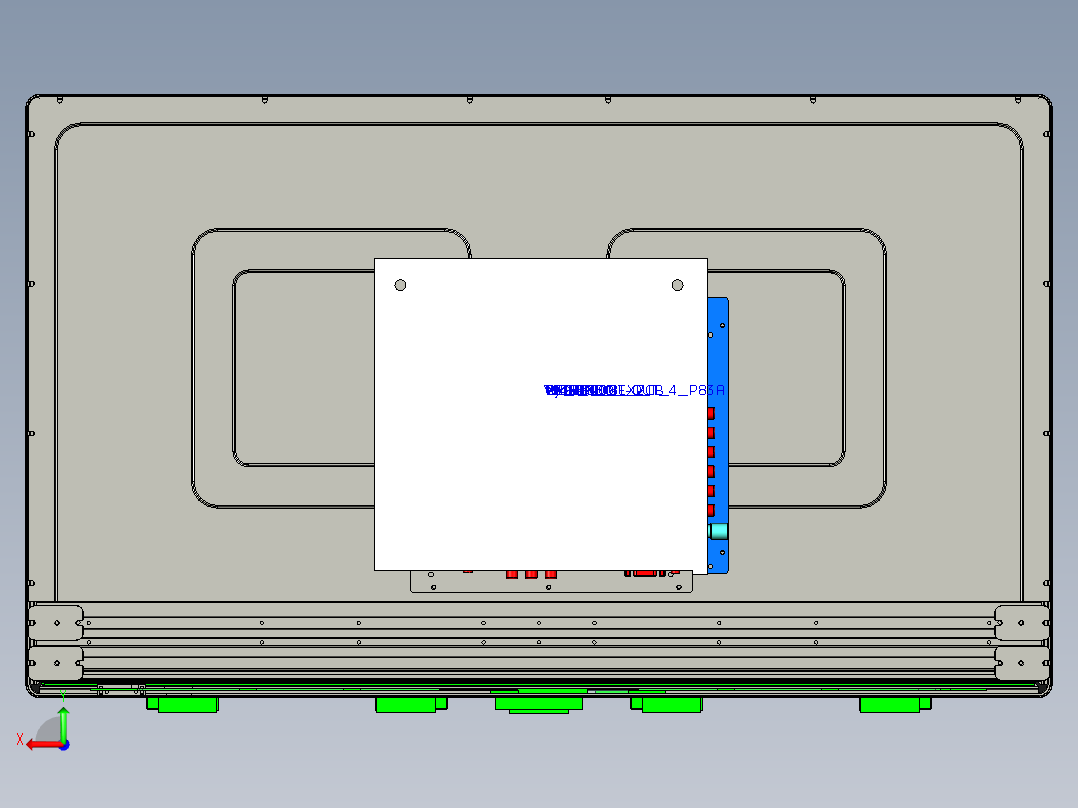 32”LED液晶电视机后视图