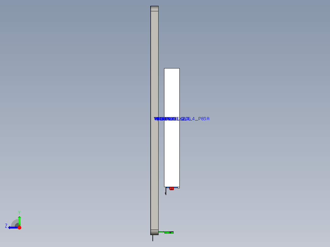 32”LED液晶电视机右视图