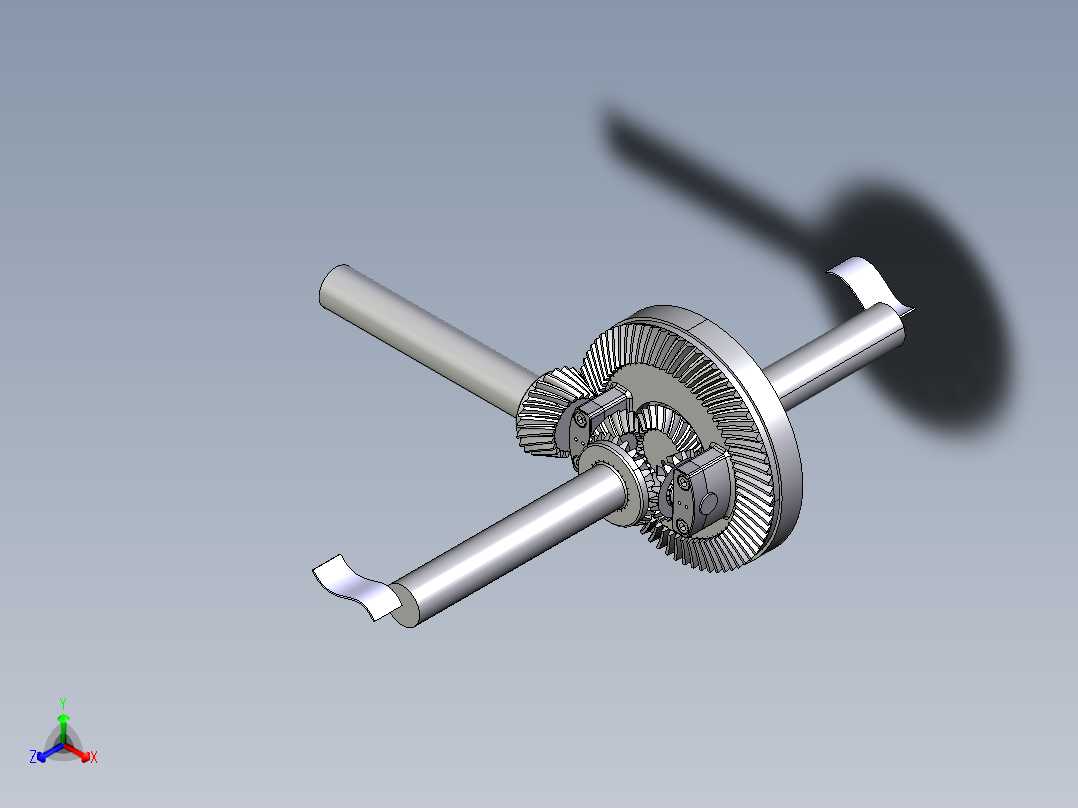 差动机构的仿真