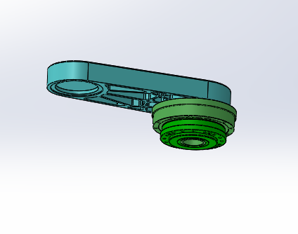 四轴桌面机器人3d图纸平面cad机器人+说明 scara机器人大臂3d模型缩略图