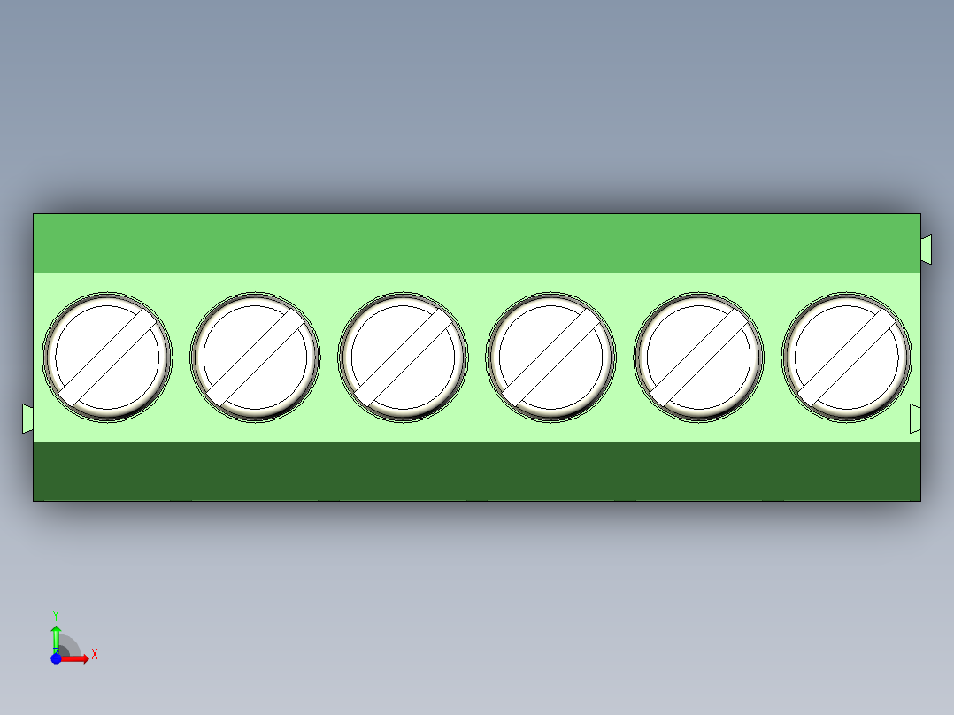 PCB_Terminal_Block_6-P3.5前视图