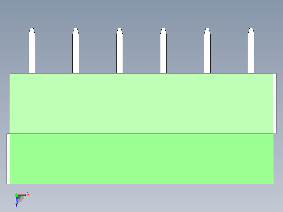PCB_Terminal_Block_6-P3.5俯视图