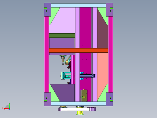 精密非标定制车铣一体机床后视缩略图