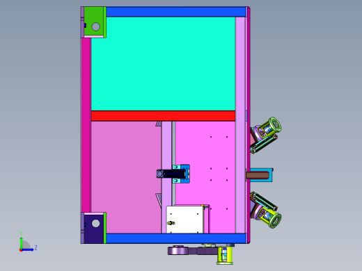 精密非标定制车铣一体机床左视缩略图