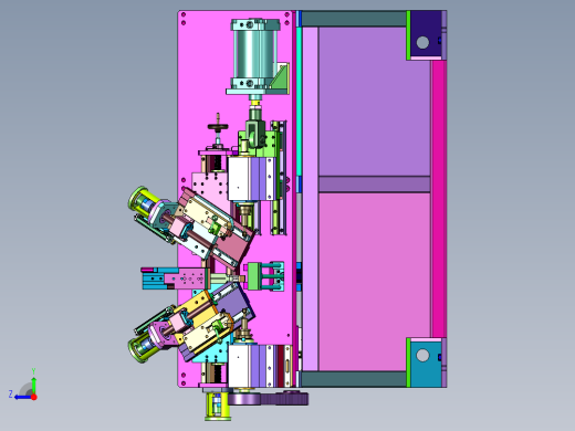 精密非标定制车铣一体机床右视缩略图