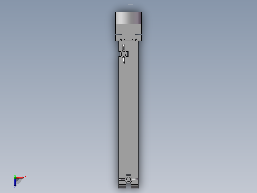 电缆支撑保护架俯视图