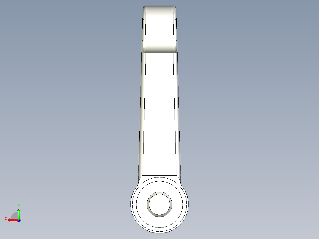 調整式把手(鋅合金)5568-3D多系列多零件图纸模型后视图