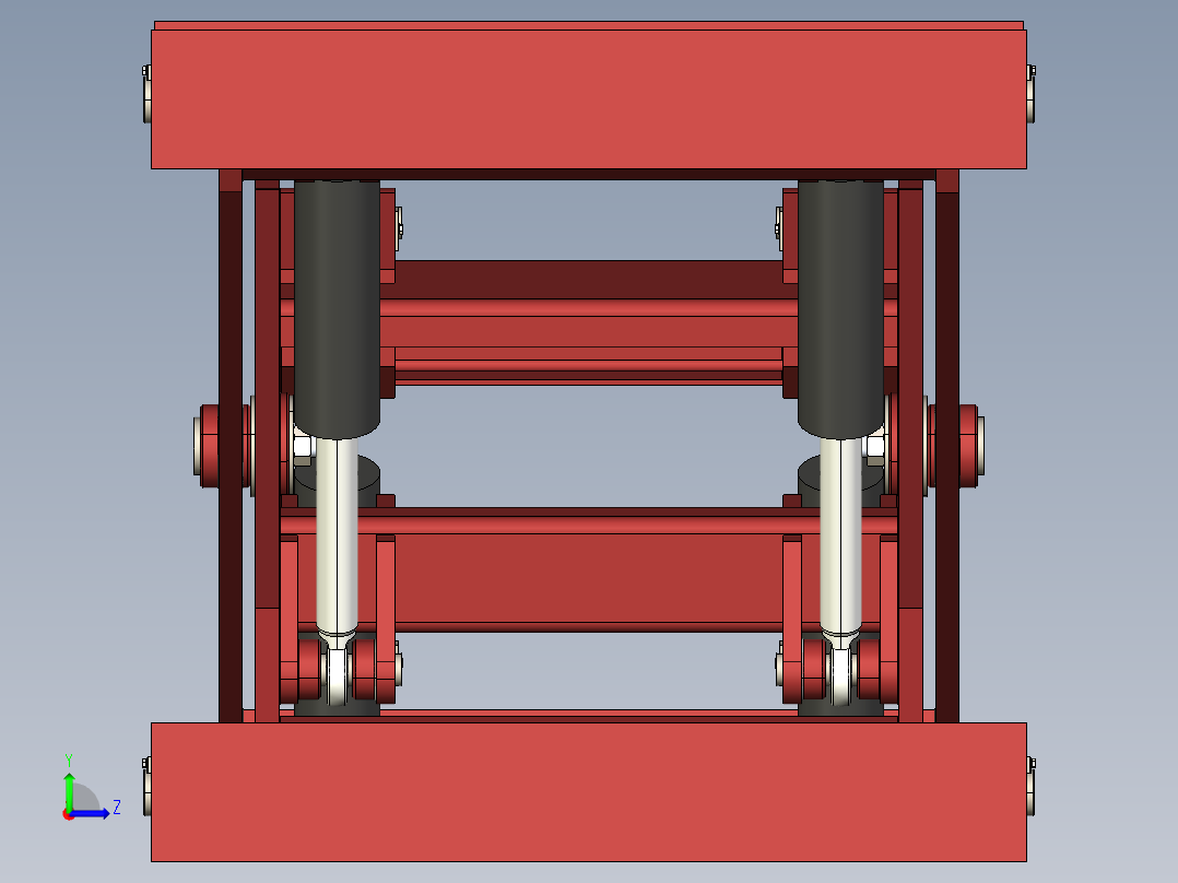 剪式举升机左视图