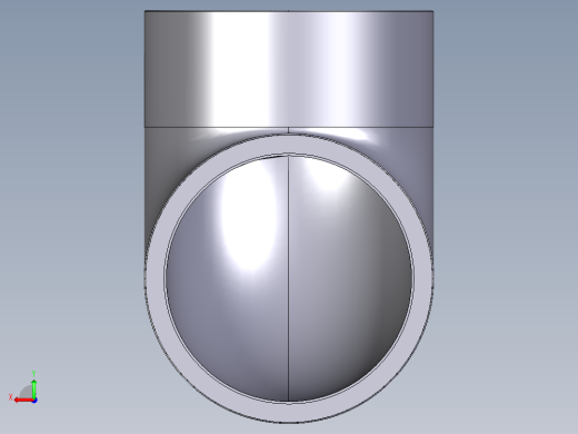 2GLV 90用溶剂焊接插座弯头后视缩略图