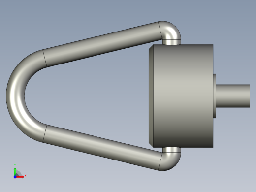搖擺吊環SE-3D多系列多零件图纸模型前视缩略图