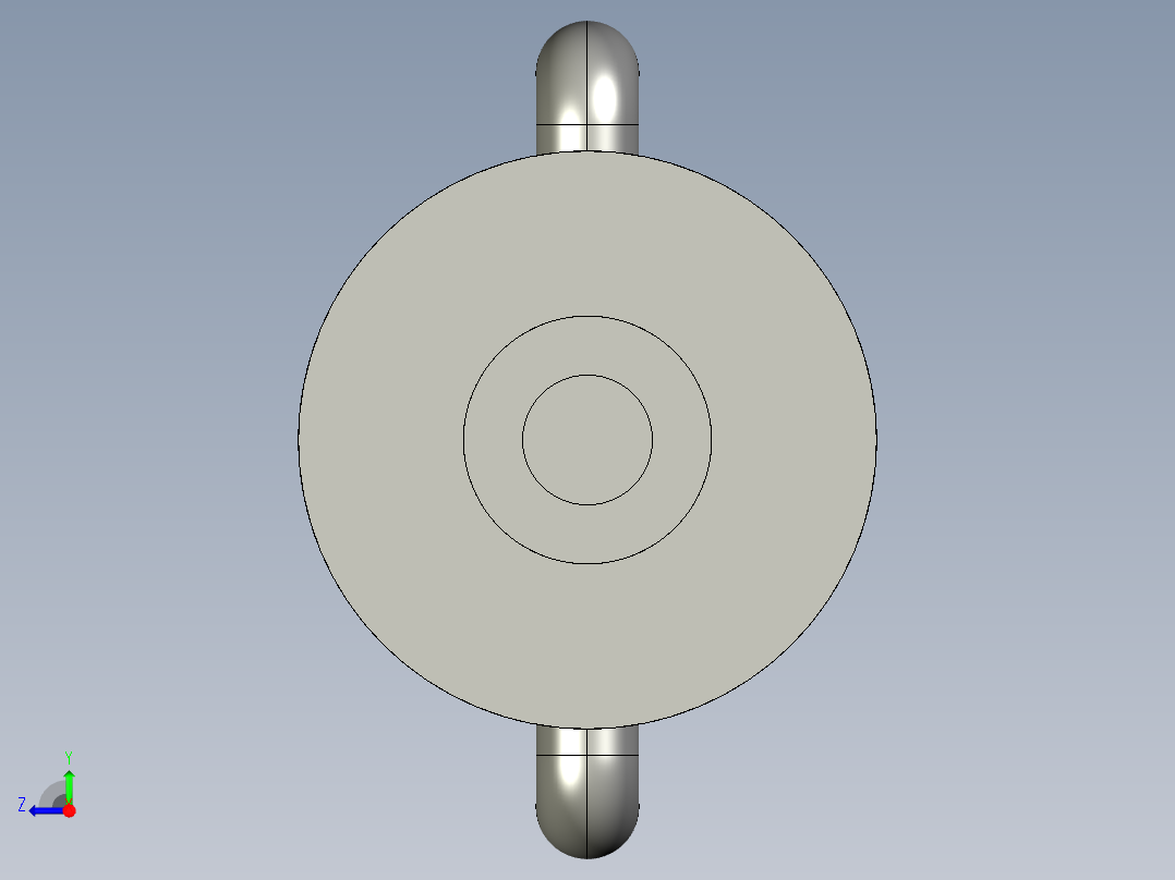 搖擺吊環SE-3D多系列多零件图纸模型右视图