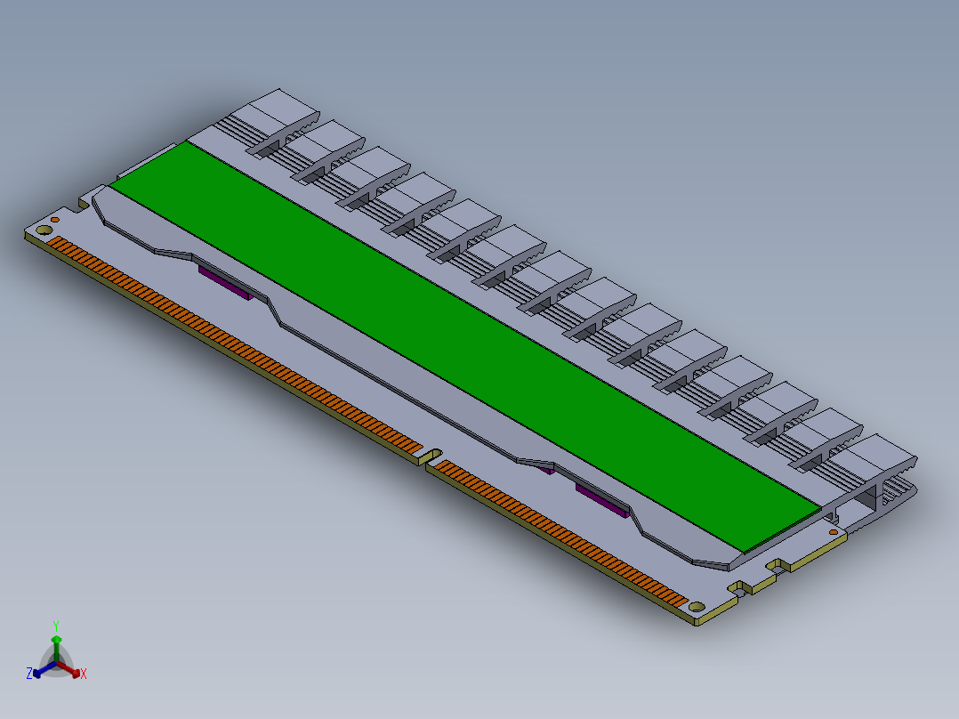 内存条 (8)正等轴测图