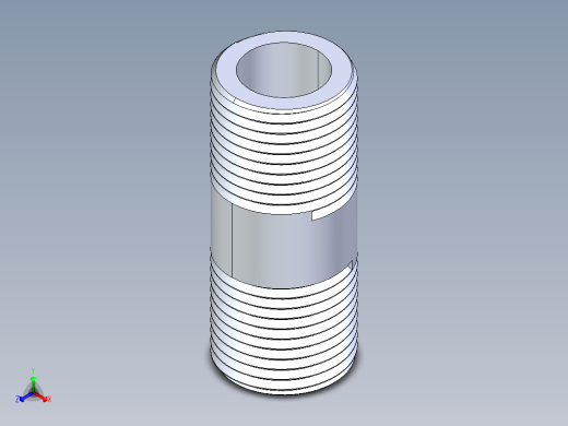 CPVC管件33-Sch80_Nipple_MPTxMPT_9861-079_0.5in x 2in