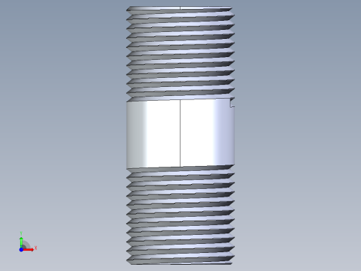 CPVC管件33-Sch80_Nipple_MPTxMPT_9861-079_0.5in x 2in前视缩略图