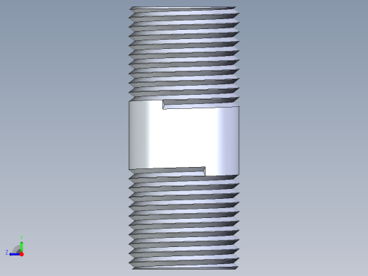 CPVC管件33-Sch80_Nipple_MPTxMPT_9861-079_0.5in x 2in右视缩略图