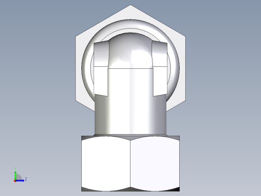 卡套式工业通用硬管接头EO_Bulkhead_elbow_WSV18ZLCF左视缩略图
