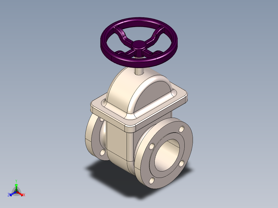 阀门模型GATE_VALVE