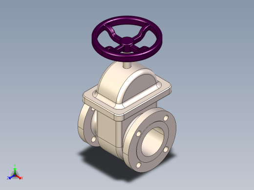 阀门模型GATE_VALVE