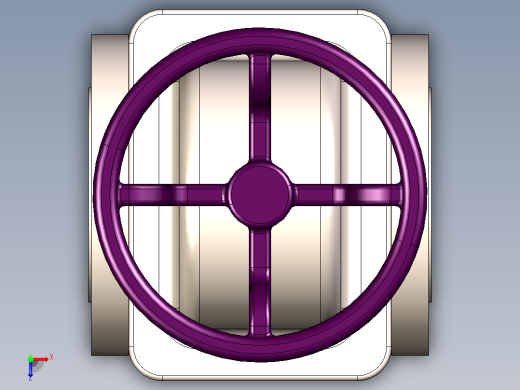 阀门模型GATE_VALVE俯视缩略图