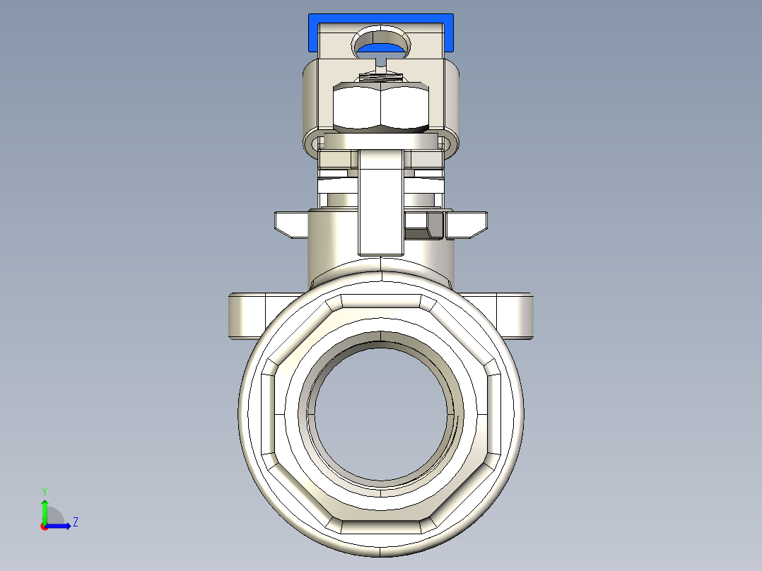 阀门模型-__________DN20左视图