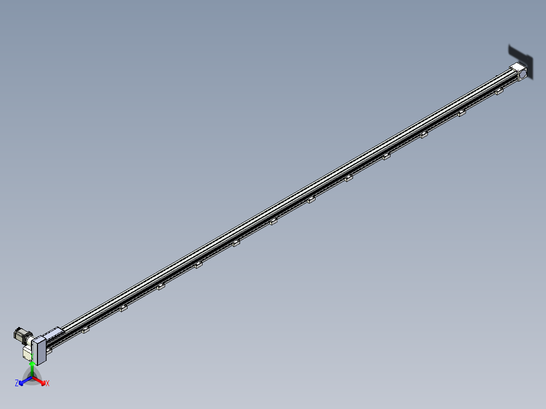 同步带滑台-欧规B8-L88-S4800-L-ZP75-D3-N10主视图