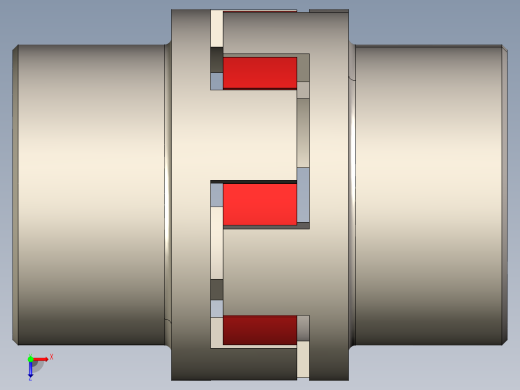 弹性联轴器1俯视缩略图