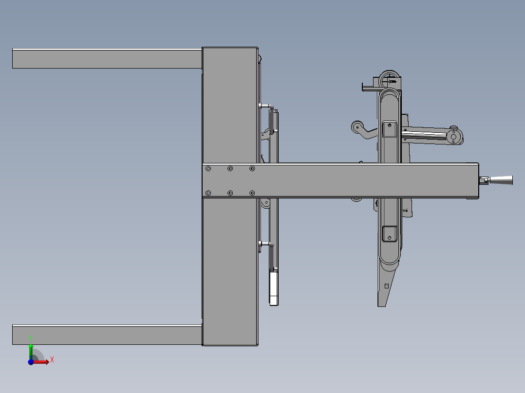 纸箱密封机前视图