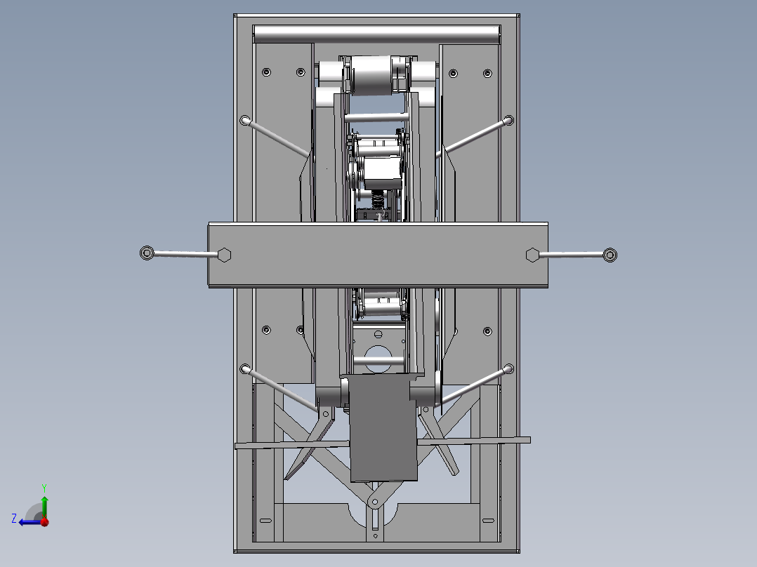 纸箱密封机右视图