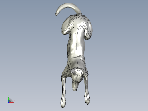 狗躺下前视缩略图