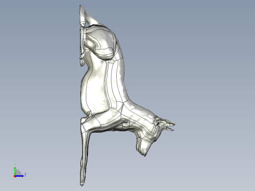 狗躺下左视缩略图