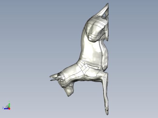 狗躺下右视缩略图