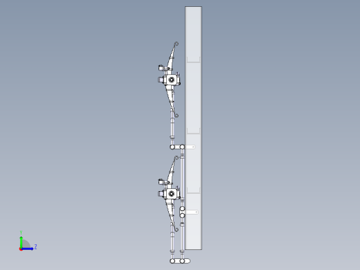 JX363-某货车双前桥转向系统优化设计【含三维+CAD图+文档】左视缩略图