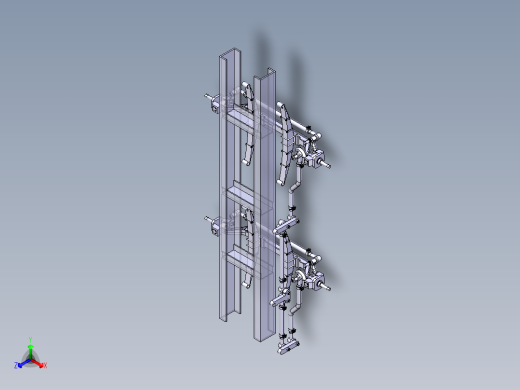 JX363-某货车双前桥转向系统优化设计【含三维+CAD图+文档】正等轴测缩略图