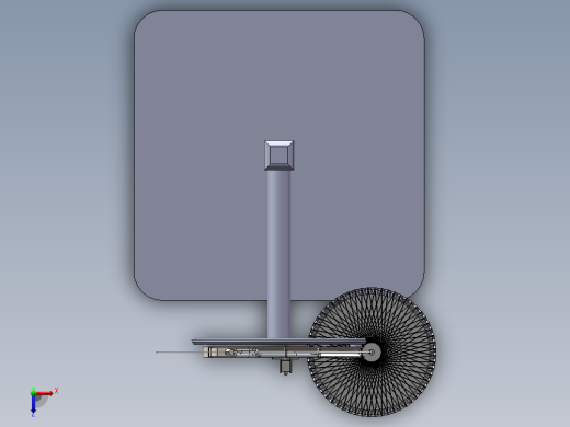 蟹笼提升机构俯视缩略图