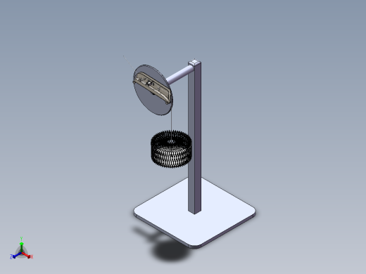 蟹笼提升机构正等轴测缩略图