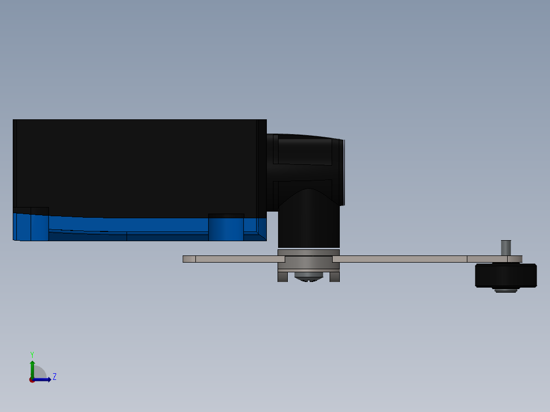 行程开关左视图