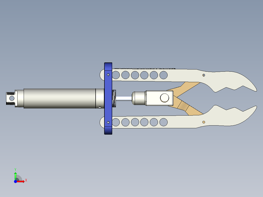 机械爪 3D图纸 (71)前视图