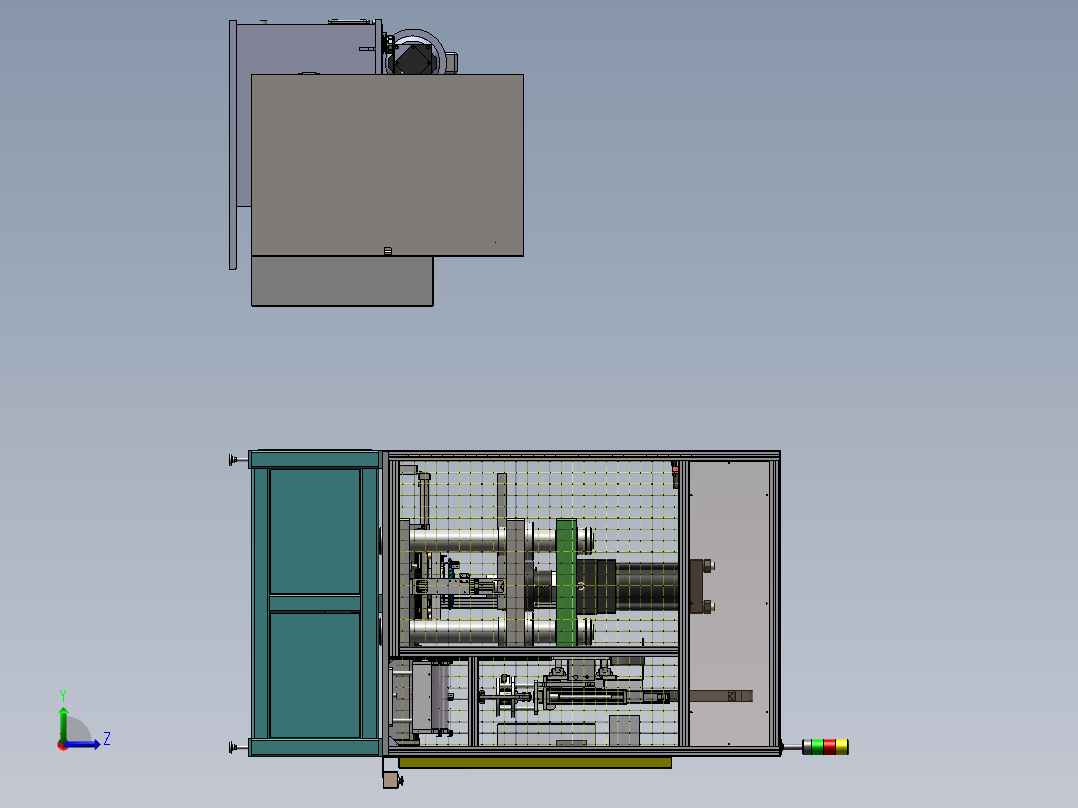 整平设备sw18可编辑左视图