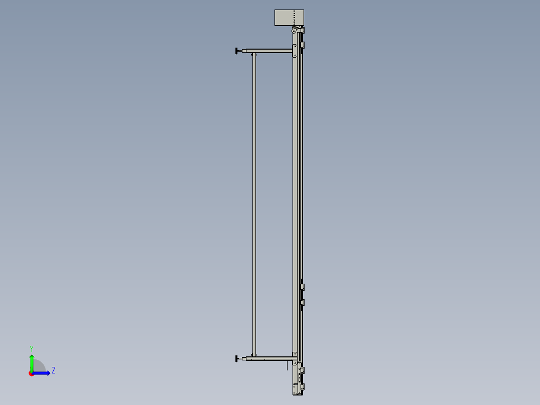 窄皮带线左视图