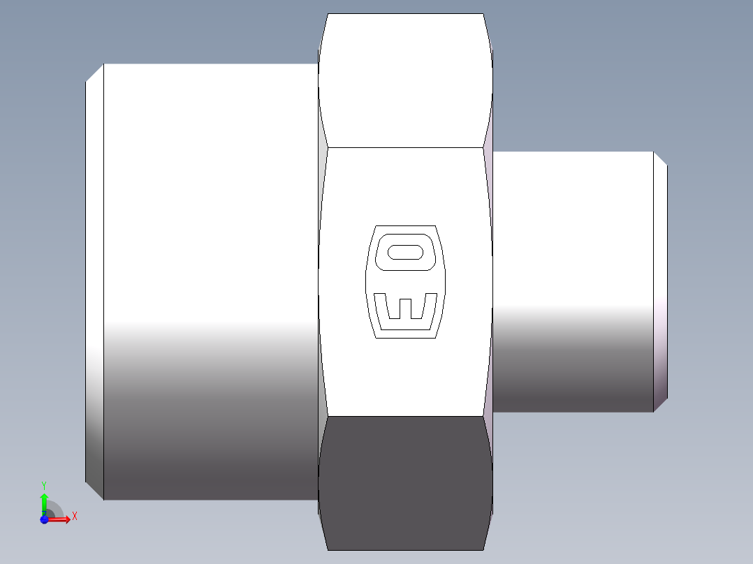 直通变径-GR、1D-18-30前视图